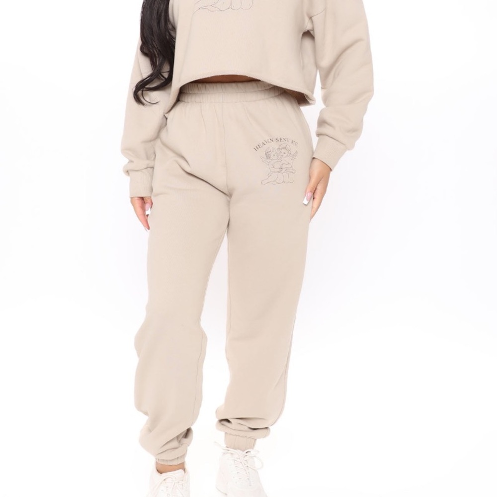 Heaven Sent Me printed sweatpants joggers